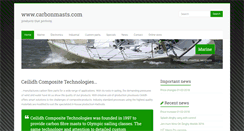 Desktop Screenshot of carbonmasts.com