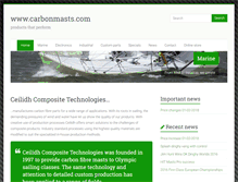 Tablet Screenshot of carbonmasts.com